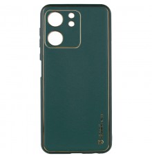 Шкіряний чохол Xshield для Xiaomi Redmi 13C / Poco C65 Зелений / Army green
