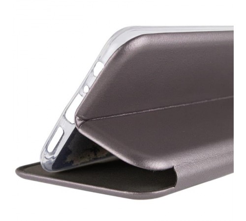 Шкіряний чохол-книжка Classy для Motorola Edge 50 Fusion Сірий