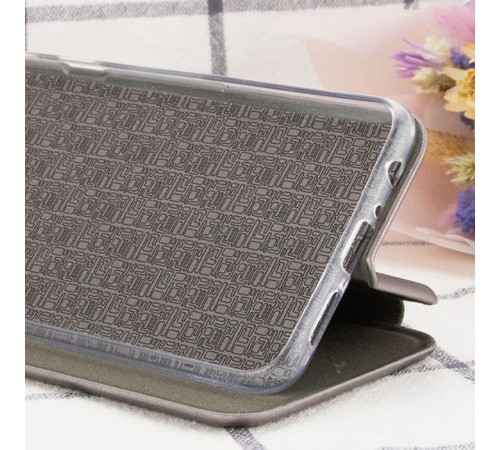 Шкіряний чохол-книжка Classy для Motorola Edge 50 Fusion Сірий