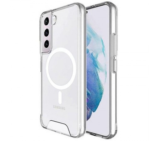 Чохол TPU Space Case with MagSafe для Samsung Galaxy S24+ Прозорий