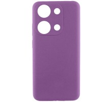 Чохол Silicone Cover Lakshmi Full Camera (AAA) для Xiaomi Redmi Note 13 4G Сливовый / Purple