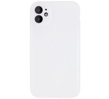 Чохол Silicone Case Full Camera Protective (AA) NO LOGO для Apple iPhone 12 (6.1") Білий / White