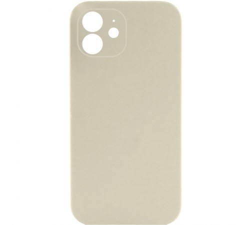 Чохол Silicone Case Full Camera Protective (AA) NO LOGO для Apple iPhone 12 (6.1") Бежевий / Antique White Чохол Silicone Case Full Camera Protective (AA) NO LOGO для Apple iPhone 12 (6.1") Бежевий / Antique White