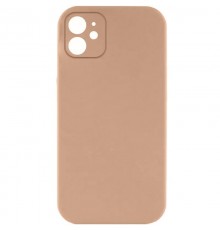 Чохол Silicone Case Full Camera Protective (AA) NO LOGO для Apple iPhone 12 (6.1") Бежевий / Desert Gold