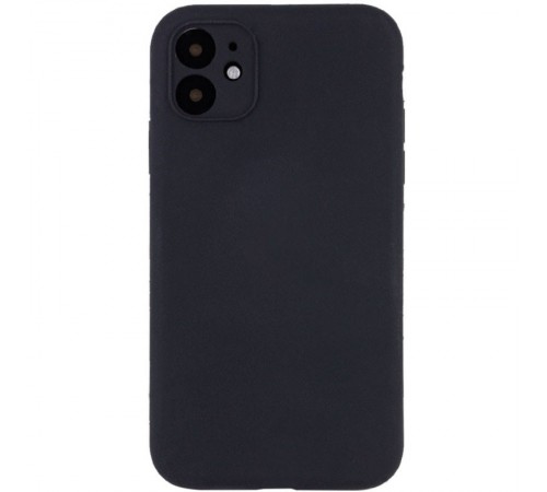 Чохол Silicone Case Full Camera Protective (AA) NO LOGO для Apple iPhone 12 (6.1") Чорний / Black Чохол Silicone Case Full Camera Protective (AA) NO LOGO для Apple iPhone 12 (6.1") Чорний / Black