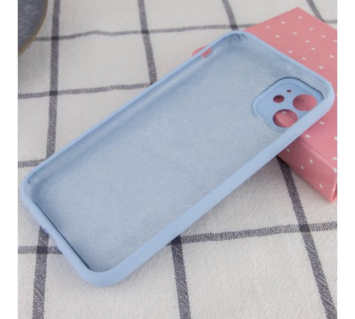 Чохол Silicone Case Full Camera Protective (AA) NO LOGO для Apple iPhone 12 (6.1") Блакитний / Lilac Blue Чохол Silicone Case Full Camera Protective (AA) NO LOGO для Apple iPhone 12 (6.1") Блакитний / Lilac Blue
