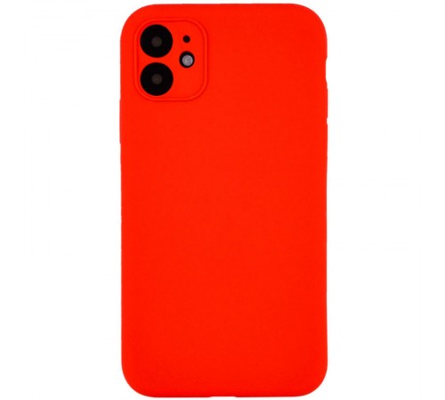 Чохол Silicone Case Full Camera Protective (AA) NO LOGO для Apple iPhone 12 (6.1") Червоний / Red Чохол Silicone Case Full Camera Protective (AA) NO LOGO для Apple iPhone 12 (6.1") Червоний / Red