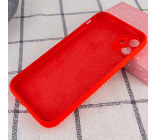 Чохол Silicone Case Full Camera Protective (AA) NO LOGO для Apple iPhone 12 (6.1") Червоний / Red Чохол Silicone Case Full Camera Protective (AA) NO LOGO для Apple iPhone 12 (6.1") Червоний / Red