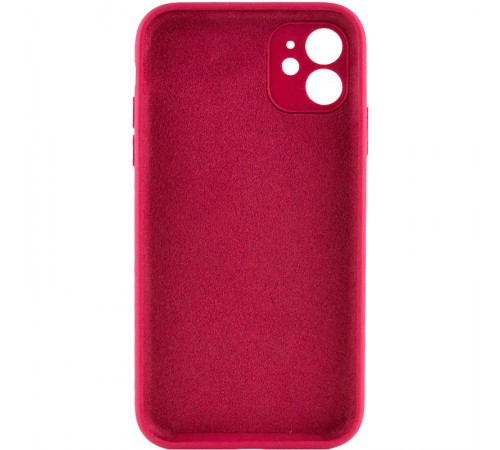 Чохол Silicone Case Full Camera Protective (AA) NO LOGO для Apple iPhone 12 (6.1") Червоний / Rose Red Чохол Silicone Case Full Camera Protective (AA) NO LOGO для Apple iPhone 12 (6.1") Червоний / Rose Red