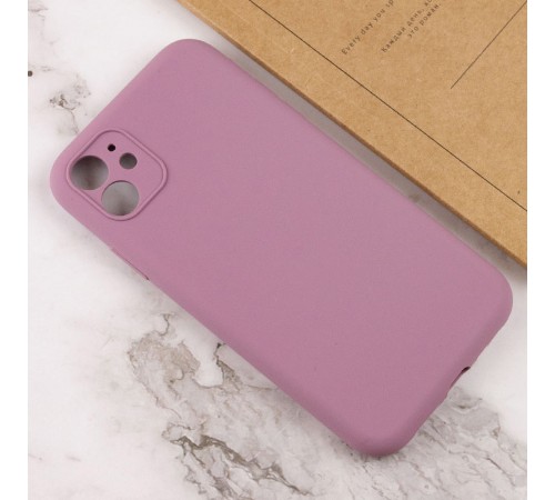 Чохол Silicone Case Full Camera Protective (AA) NO LOGO для Apple iPhone 12 (6.1") Ліловий / Lilac Pride Чохол Silicone Case Full Camera Protective (AA) NO LOGO для Apple iPhone 12 (6.1") Ліловий / Lilac Pride
