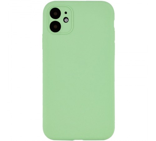 Чохол Silicone Case Full Camera Protective (AA) NO LOGO для Apple iPhone 12 (6.1") М'ятний / Mint Чохол Silicone Case Full Camera Protective (AA) NO LOGO для Apple iPhone 12 (6.1") М'ятний / Mint