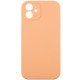 Чохол Silicone Case Full Camera Protective (AA) NO LOGO для Apple iPhone 12 (6.1") Помаранчевий / Cantaloupe