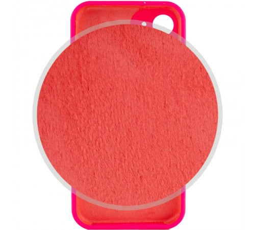 Чохол Silicone Case Full Camera Protective (AA) NO LOGO для Apple iPhone 12 (6.1") Рожевий / Barbie pink Чохол Silicone Case Full Camera Protective (AA) NO LOGO для Apple iPhone 12 (6.1") Рожевий / Barbie pink