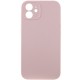 Чохол Silicone Case Full Camera Protective (AA) NO LOGO для Apple iPhone 12 (6.1") Рожевий / Chalk Pink