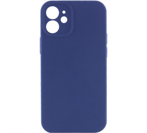 Чохол Silicone Case Full Camera Protective (AA) NO LOGO для Apple iPhone 12 (6.1") Синій / Deep navy Чохол Silicone Case Full Camera Protective (AA) NO LOGO для Apple iPhone 12 (6.1") Синій / Deep navy