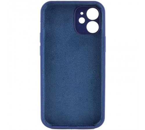 Чохол Silicone Case Full Camera Protective (AA) NO LOGO для Apple iPhone 12 (6.1") Синій / Deep navy Чохол Silicone Case Full Camera Protective (AA) NO LOGO для Apple iPhone 12 (6.1") Синій / Deep navy