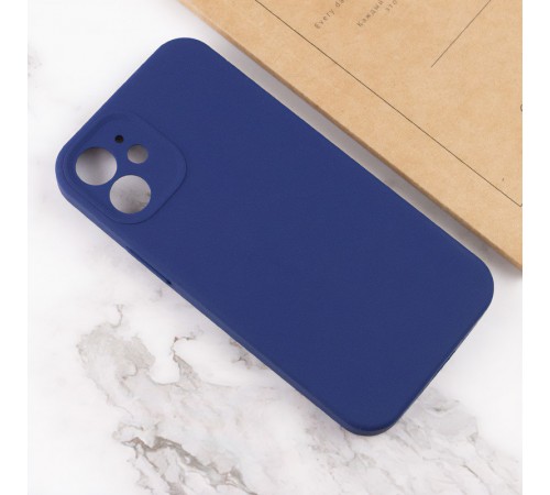 Чохол Silicone Case Full Camera Protective (AA) NO LOGO для Apple iPhone 12 (6.1") Синій / Deep navy Чохол Silicone Case Full Camera Protective (AA) NO LOGO для Apple iPhone 12 (6.1") Синій / Deep navy