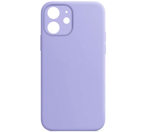 Чохол Silicone Case Full Camera Protective (AA) NO LOGO для Apple iPhone 12 (6.1") Бузковий / Lilac Чохол Silicone Case Full Camera Protective (AA) NO LOGO для Apple iPhone 12 (6.1") Бузковий / Lilac
