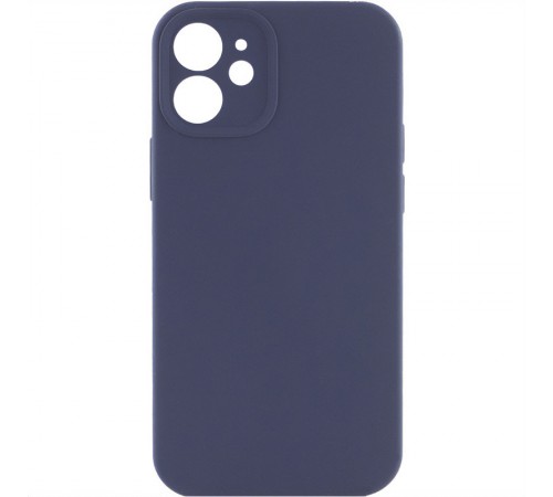 Чохол Silicone Case Full Camera Protective (AA) NO LOGO для Apple iPhone 12 (6.1") Темно-синій / Midnight blue Чохол Silicone Case Full Camera Protective (AA) NO LOGO для Apple iPhone 12 (6.1") Темно-синій / Midnight blue