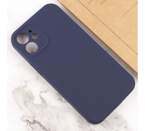 Чохол Silicone Case Full Camera Protective (AA) NO LOGO для Apple iPhone 12 (6.1") Темно-синій / Midnight blue Чохол Silicone Case Full Camera Protective (AA) NO LOGO для Apple iPhone 12 (6.1") Темно-синій / Midnight blue