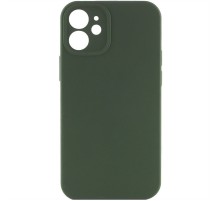 Чохол Silicone Case Full Camera Protective (AA) NO LOGO для Apple iPhone 12 (6.1") Зелений / Cyprus Green