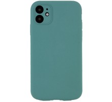 Чохол Silicone Case Full Camera Protective (AA) NO LOGO для Apple iPhone 12 (6.1") Зелений / Pine green