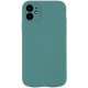 Чохол Silicone Case Full Camera Protective (AA) NO LOGO для Apple iPhone 12 (6.1") Зелений / Pine green