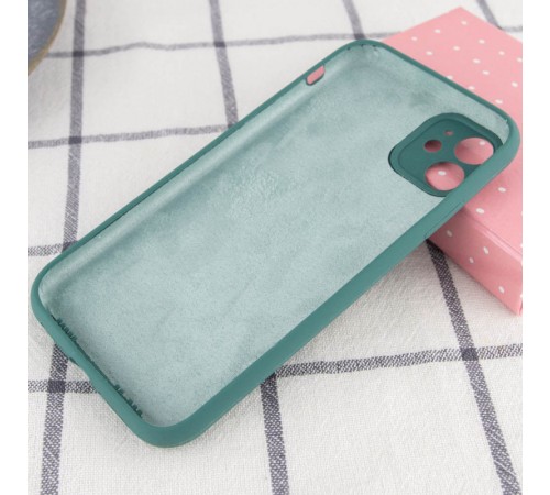 Чохол Silicone Case Full Camera Protective (AA) NO LOGO для Apple iPhone 12 (6.1") Зелений / Pine green Чохол Silicone Case Full Camera Protective (AA) NO LOGO для Apple iPhone 12 (6.1") Зелений / Pine green