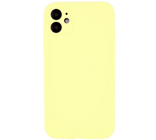 Чохол Silicone Case Full Camera Protective (AA) NO LOGO для Apple iPhone 12 (6.1") Жовтий / Mellow Yellow Чохол Silicone Case Full Camera Protective (AA) NO LOGO для Apple iPhone 12 (6.1") Жовтий / Mellow Yellow
