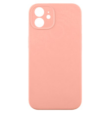 Чохол Silk Full Camera Protective (AA) NO LOGO для Apple iPhone 12 (6.1") Персиковий / Peach