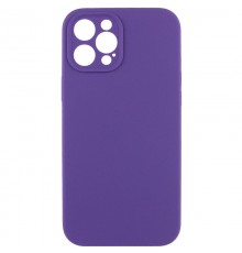 Чохол Silicone Case Full Camera Protective (AA) NO LOGO для Apple iPhone 12 Pro (6.1") Фіолетовий / Amethyst