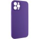 Чохол Silicone Case Full Camera Protective (AA) NO LOGO для Apple iPhone 12 Pro (6.1") Фіолетовий / Amethyst