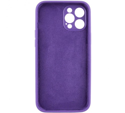 Чохол Silicone Case Full Camera Protective (AA) NO LOGO для Apple iPhone 12 Pro (6.1") Фіолетовий / Amethyst Чохол Silicone Case Full Camera Protective (AA) NO LOGO для Apple iPhone 12 Pro (6.1") Фіолетовий / Amethyst