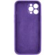 Чохол Silicone Case Full Camera Protective (AA) NO LOGO для Apple iPhone 12 Pro (6.1") Фіолетовий / Amethyst