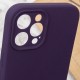 Чохол Silicone Case Full Camera Protective (AA) NO LOGO для Apple iPhone 12 Pro (6.1") Фіолетовий / Elderberry