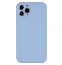Чохол Silicone Case Full Camera Protective (AA) NO LOGO для Apple iPhone 12 Pro (6.1") Блакитний / Lilac Blue