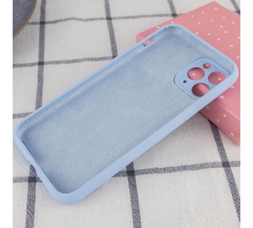 Чохол Silicone Case Full Camera Protective (AA) NO LOGO для Apple iPhone 12 Pro (6.1") Блакитний / Lilac Blue Чохол Silicone Case Full Camera Protective (AA) NO LOGO для Apple iPhone 12 Pro (6.1") Блакитний / Lilac Blue