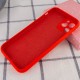 Чохол Silicone Case Full Camera Protective (AA) NO LOGO для Apple iPhone 12 Pro (6.1") Червоний / Red