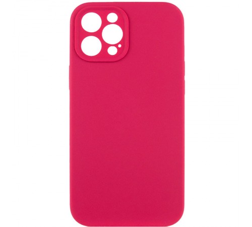 Чохол Silicone Case Full Camera Protective (AA) NO LOGO для Apple iPhone 12 Pro (6.1") Червоний / Rose Red Чохол Silicone Case Full Camera Protective (AA) NO LOGO для Apple iPhone 12 Pro (6.1") Червоний / Rose Red
