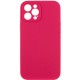 Чохол Silicone Case Full Camera Protective (AA) NO LOGO для Apple iPhone 12 Pro (6.1") Червоний / Rose Red