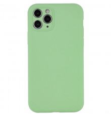 Чохол Silicone Case Full Camera Protective (AA) NO LOGO для Apple iPhone 12 Pro (6.1") М'ятний / Mint