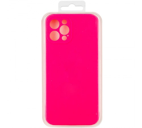 Чохол Silicone Case Full Camera Protective (AA) NO LOGO для Apple iPhone 12 Pro (6.1") Рожевий / Barbie pink Чохол Silicone Case Full Camera Protective (AA) NO LOGO для Apple iPhone 12 Pro (6.1") Рожевий / Barbie pink