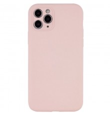 Чохол Silicone Case Full Camera Protective (AA) NO LOGO для Apple iPhone 12 Pro (6.1") Рожевий / Chalk Pink