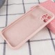 Чохол Silicone Case Full Camera Protective (AA) NO LOGO для Apple iPhone 12 Pro (6.1") Рожевий / Chalk Pink