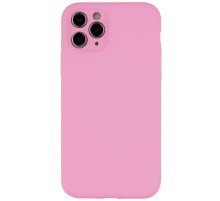 Чохол Silicone Case Full Camera Protective (AA) NO LOGO для Apple iPhone 12 Pro (6.1") Рожевий / Light pink