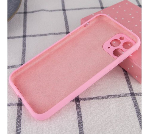 Чохол Silicone Case Full Camera Protective (AA) NO LOGO для Apple iPhone 12 Pro (6.1") Рожевий / Light pink Чохол Silicone Case Full Camera Protective (AA) NO LOGO для Apple iPhone 12 Pro (6.1") Рожевий / Light pink