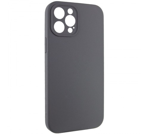 Чохол Silicone Case Full Camera Protective (AA) NO LOGO для Apple iPhone 12 Pro (6.1") Сірий / Dark Gray Чохол Silicone Case Full Camera Protective (AA) NO LOGO для Apple iPhone 12 Pro (6.1") Сірий / Dark Gray