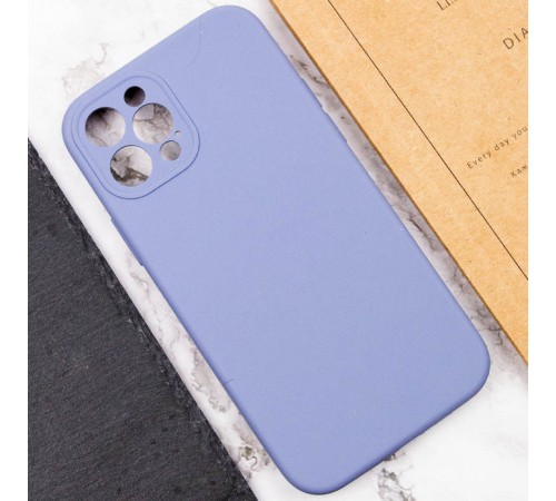Чохол Silicone Case Full Camera Protective (AA) NO LOGO для Apple iPhone 12 Pro (6.1") Сірий / Lavender Gray Чохол Silicone Case Full Camera Protective (AA) NO LOGO для Apple iPhone 12 Pro (6.1") Сірий / Lavender Gray