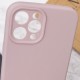 Чохол Silicone Case Full Camera Protective (AA) NO LOGO для Apple iPhone 12 Pro (6.1") Сірий / Lavender