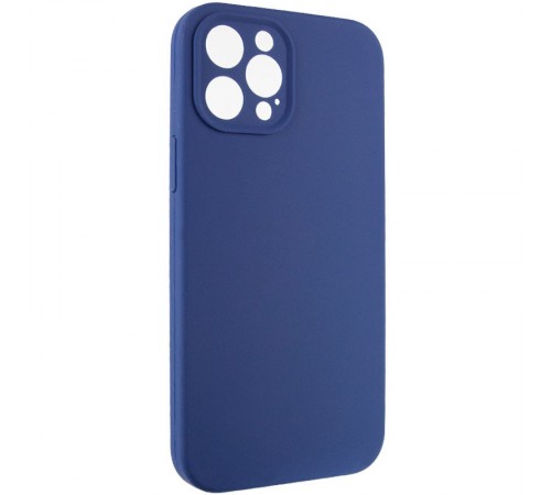 Чохол Silicone Case Full Camera Protective (AA) NO LOGO для Apple iPhone 12 Pro (6.1") Синій / Deep navy Чохол Silicone Case Full Camera Protective (AA) NO LOGO для Apple iPhone 12 Pro (6.1") Синій / Deep navy